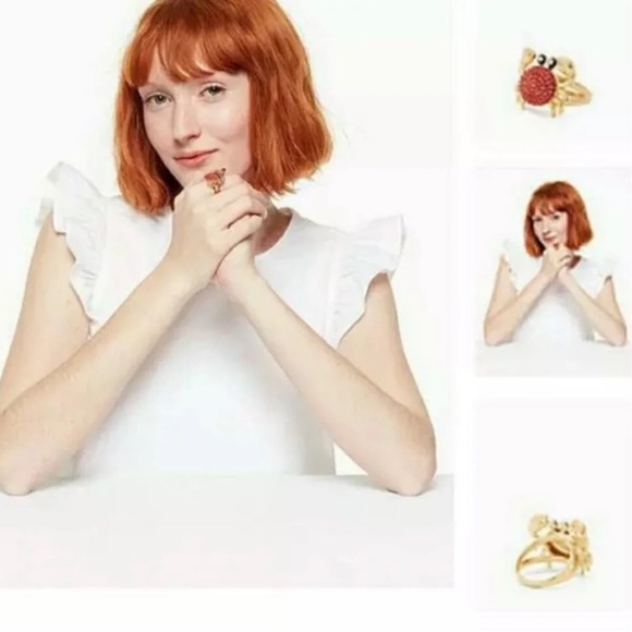 Kate Spade Shore Thing Crab Ring - Picture 2 of 6
